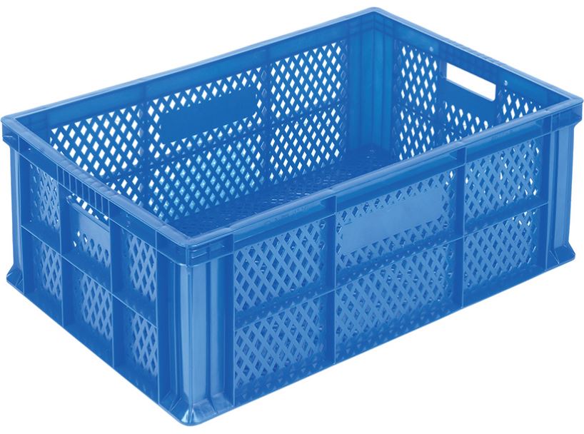 60x40x25 Perforated Plastic Crate